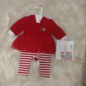 Newborn Christmas outfit with Onesie